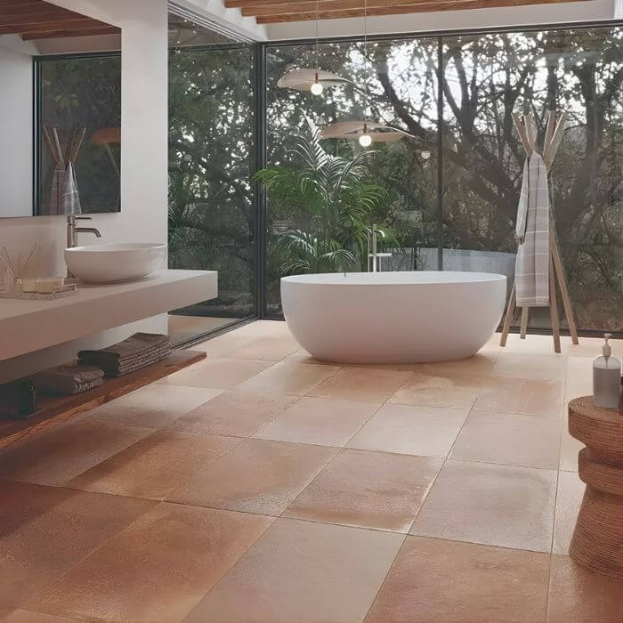 Rustic Bathroom Tile